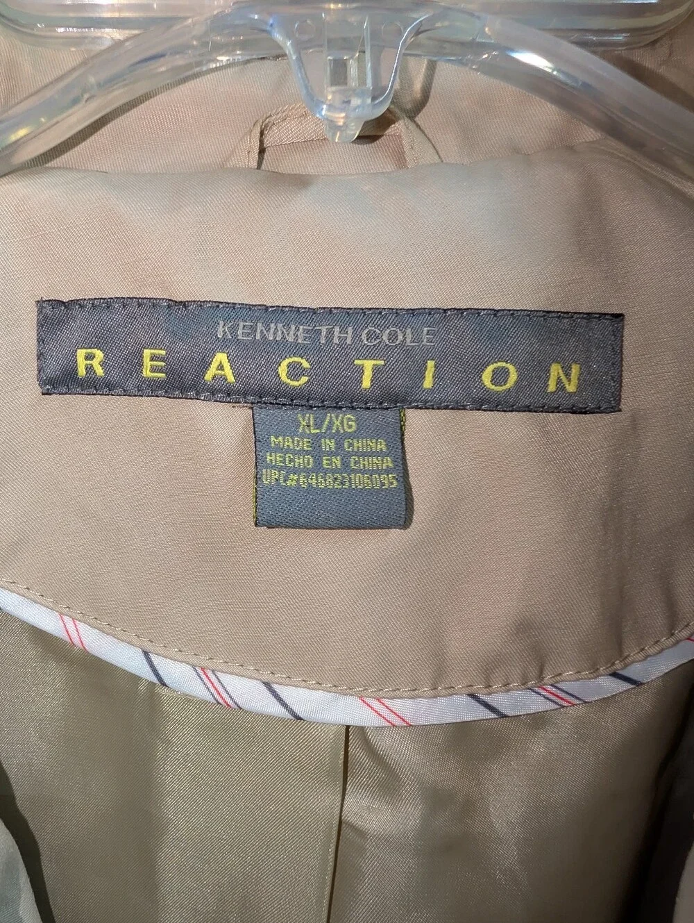 Kenneth Cole Reaction Beige Jacket - XL